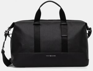Taška Tommy Hilfiger čierna farba, AM0AM13640