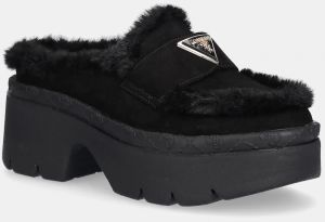 Papuče Guess BRIDEEN čierna farba, FLFBRI ESU06