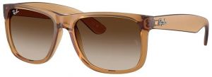 Slnečné okuliare Ray-Ban JUSTIN pánske, hnedá farba, 0RB4165