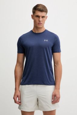 Bežecké tričko Under Armour Launch čierna farba, jednofarebné, 1382582