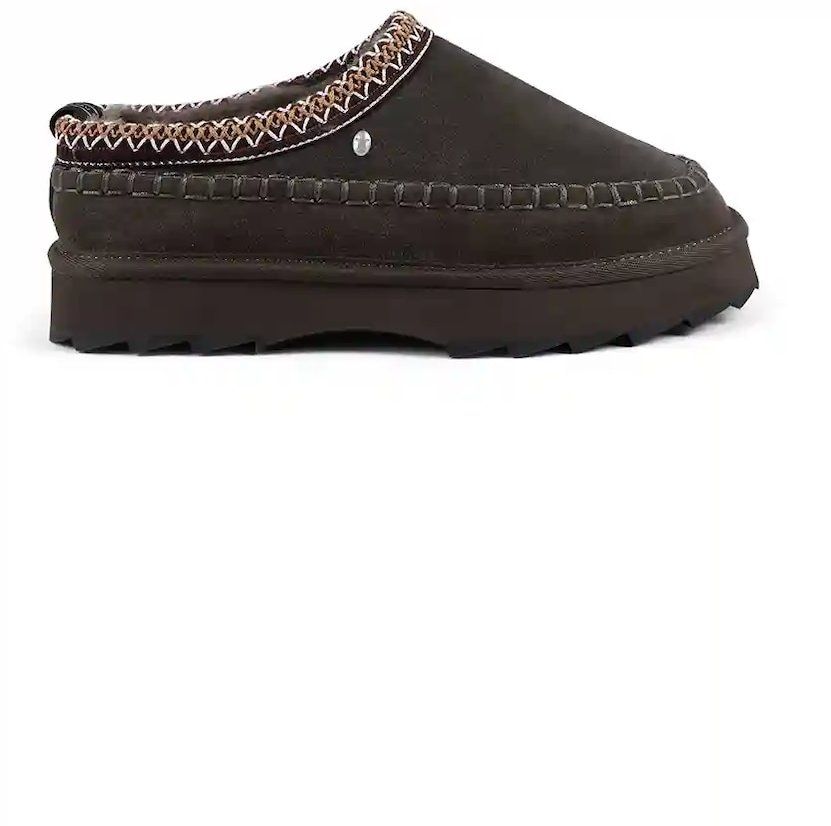 Semišové papuče Emu Australia Sharky Adventure Scuff hnedá farba, W13239