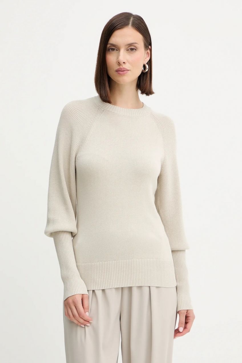 Sveter Armani Exchange béžová farba, XW001333 AF13780