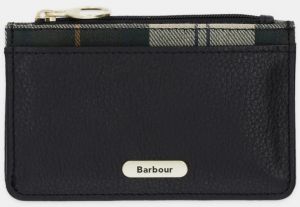 Kožená peňaženka Barbour čierna farba, LLG0035