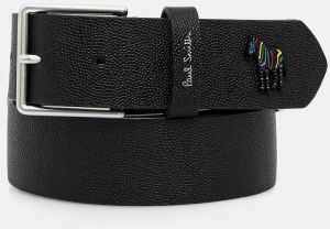 Kožený opasok Paul Smith čierna farba, M1A-8111-PMUZEB