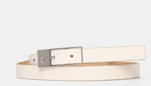 Kožený opasok Calvin Klein dámsky, béžová farba, K60K613155