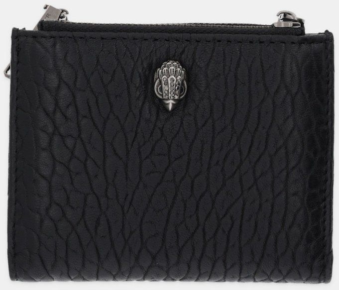 Kožená peňaženka Kurt Geiger London MINI PURSE KENSINGTON čierna farba, 4198700019