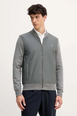 Mikina s prímesou vlny Polo Ralph Lauren tmavomodrá farba, jednofarebná, 710951113