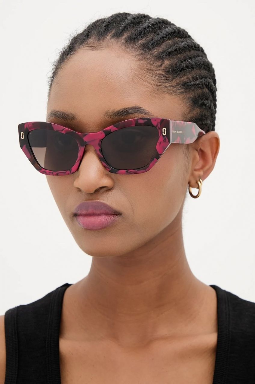 Okuliare Marc Jacobs dámske, bordová farba, MJ 1117/S