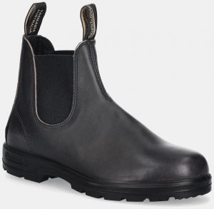 Kožené topánky chelsea Blundstone 2550 čierna farba, 2550.AntiqueZinc
