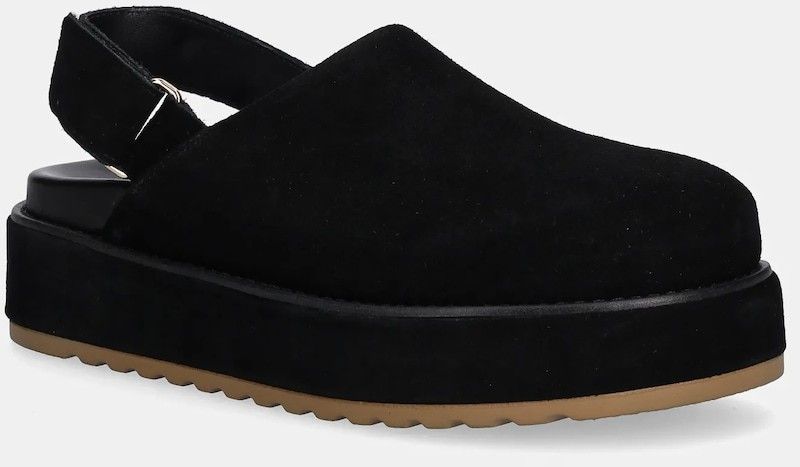 Šľapky Steve Madden Mellow čierna farba, na platforme, 11004849