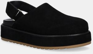 Šľapky Steve Madden Mellow čierna farba, na platforme, 11004849