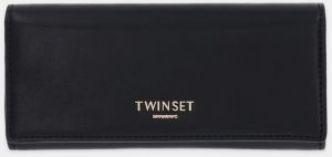 Peňaženka Twinset dámska, čierna farba, 252TD8390