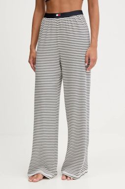 Pyžamové nohavice Tommy Hilfiger tmavomodrá farba, UW0UW06091