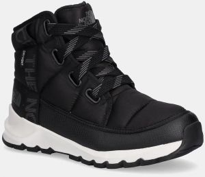 Detské snehule The North Face Thermoball Lace Up čierna farba, NF0A817WKT01