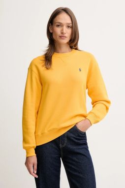 Mikina Polo Ralph Lauren žltá farba, jednofarebná, 211971697
