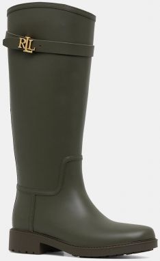 Gumáky Lauren Ralph Lauren Portiah zelená farba, 802980678003