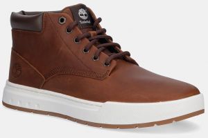 Kožené členkové topánky Timberland Maple Grove hnedá farba, TB0A297Q3581