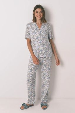 Pyžamo women'secret dámske, tyrkysová farba, 4852099