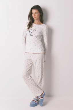 Pyžamo women'secret dámske, béžová farba, 3132124