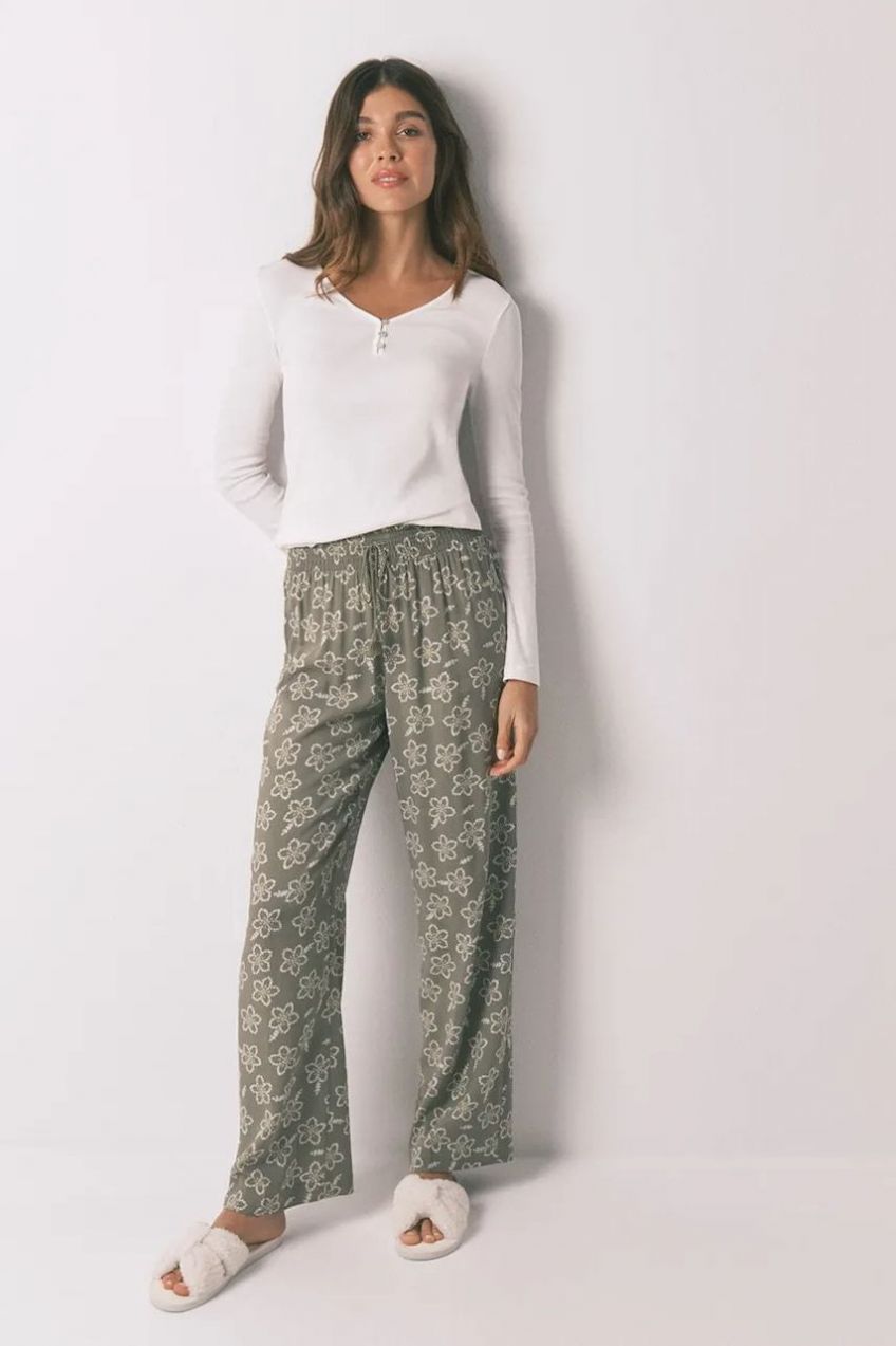 Pyžamo women'secret dámske, zelená farba, 3702259