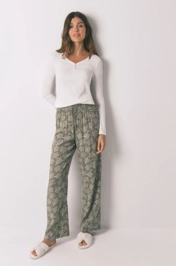 Pyžamo women'secret dámske, zelená farba, 3702259