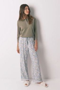 Pyžamo women'secret dámske, tyrkysová farba, 3702256