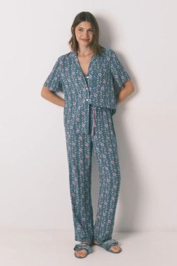 Pyžamo women'secret dámske, zelená farba, 4852100