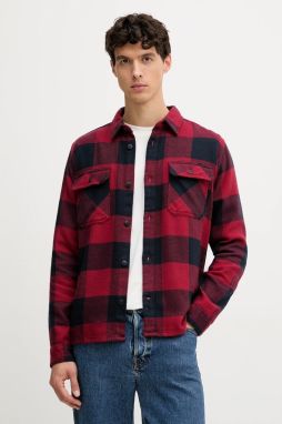 Bavlnená košeľa Barbour BERTOW tmavomodrá farba, regular, s klasickým golierom, MSH5645