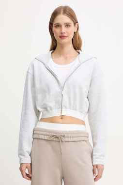 Mikina La Mania SEAN šedá farba, s kapucňou, melanžová, SEAN