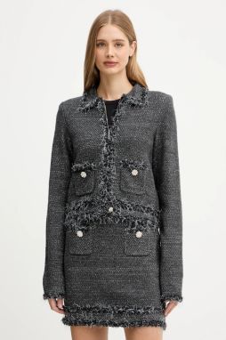 Kardigán Blugirl Blumarine čierna farba, teplé, RF5152.MA950