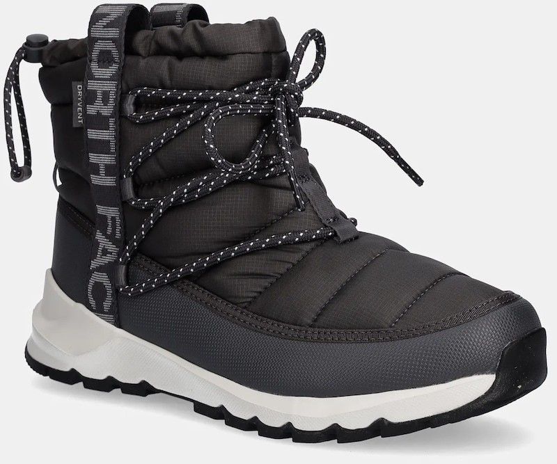 Snehule The North Face Thermoball Lace Up šedá farba, NF0A5LWDCIH1