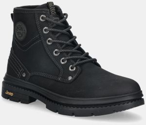 Členkové topánky Jeep TUAREG BOOT čierna farba, JM52021A