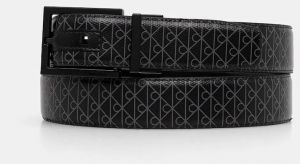 Obojstranný opasok Calvin Klein čierna farba, LV04D7027G