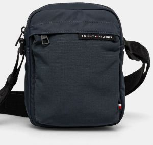 Malá taška Tommy Hilfiger šedá farba, AM0AM13297