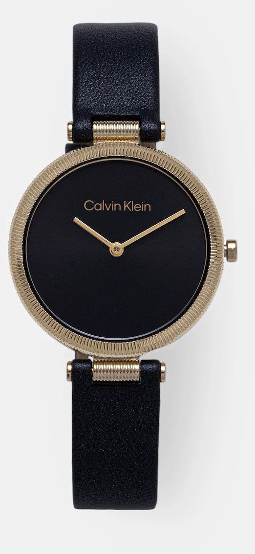 Hodinky Calvin Klein dámske, čierna farba, 25100017