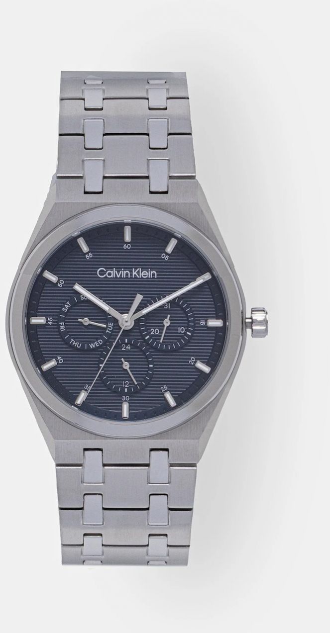 Hodinky Calvin Klein pánske, strieborná farba, 25200520