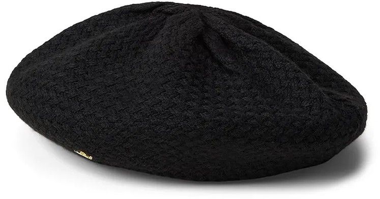 Baretka z vlnenej zmesi Lauren Ralph Lauren čierna farba, 454P04489