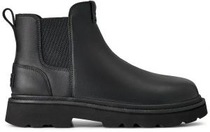 Kožené topánky chelsea UGG Chelsea Lug Leather čierna farba, 1172990.BLK