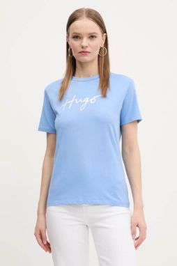 Bavlnené tričko HUGO dámske, 50535491
