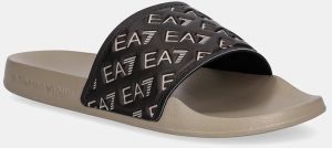 Šľapky EA7 Emporio Armani béžová farba, AF15125.7X000109