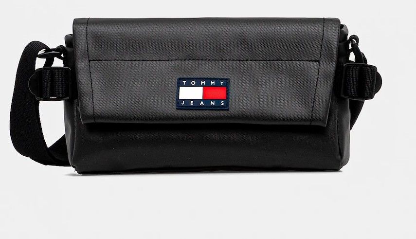 Malá taška Tommy Jeans čierna farba, AM0AM13724