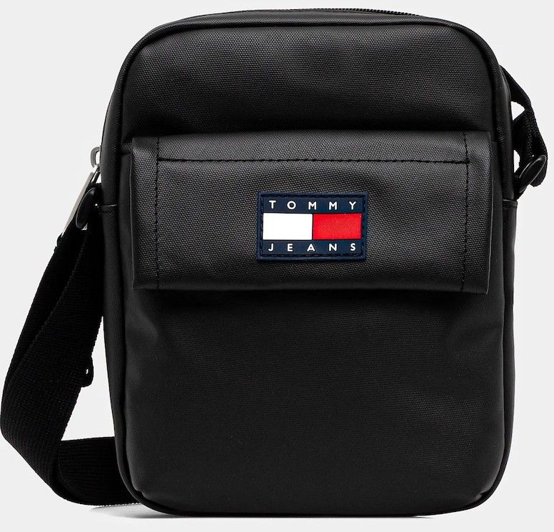 Malá taška Tommy Jeans čierna farba, AM0AM13723
