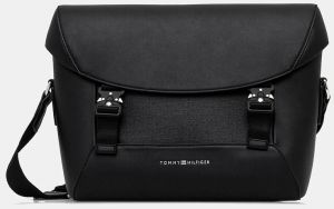 Taška Tommy Hilfiger čierna farba, AM0AM13639