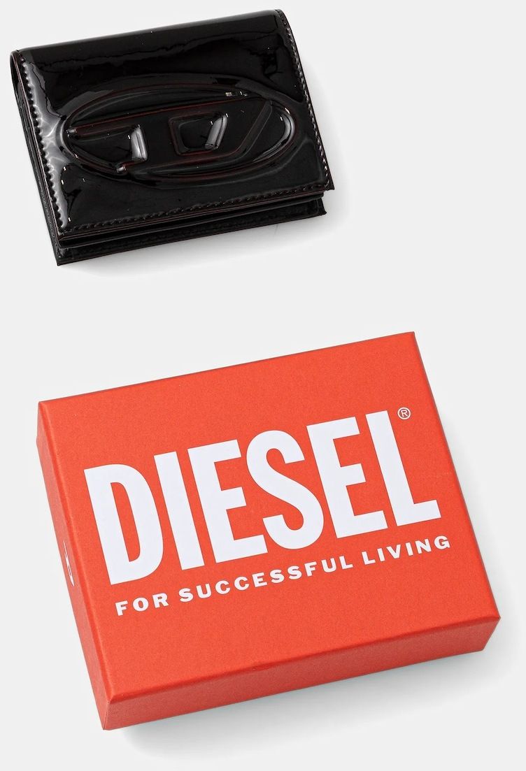 Peňaženka Diesel 1DR 2.0 1DR BI FOLD III dámska, čierna farba, X10390.P8008