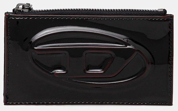 Peňaženka Diesel 1DR 2.0 1DR CARD HOLDER III dámska, čierna farba, X10392.P8008