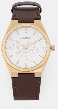 Hodinky Calvin Klein pánske, zlatá farba, 25200523