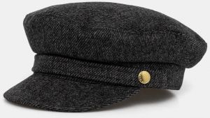 Vlnená čiapka Barbour šedá farba, LHA0552