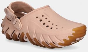 Šľapky Crocs Echo Gum Ro Clog béžová farba, 211675