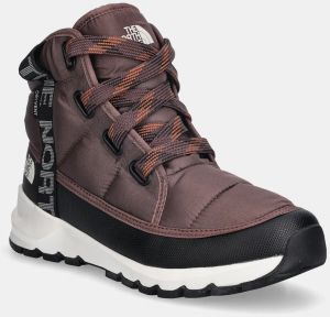 Snehule The North Face Thermoball Lace Up fialová farba, NF0A817WC9R1