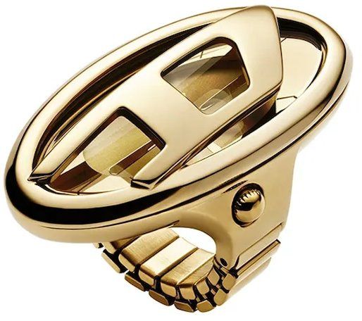 Hodinky Diesel D-Era Watch ring dámske, zlatá farba, DZ5626